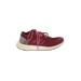 Adidas Sneakers: Burgundy Print Shoes - Women's Size 7 - Round Toe