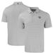 Men's Cutter & Buck Gray/White Jacksonville Jaguars Big Tall Forge Eco Double Stripe Stretch Recycled Polo