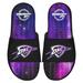 Men's ISlide Black Oklahoma City Thunder Galaxy Gel Slide Sandals