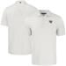 Men's Cutter & Buck White Jacksonville Jaguars Pike Eco Symmetry Print Stretch Recycled Polo