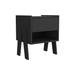 Modern Nightstand, Open Shelf, One Drawer,4 Legs