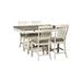 Signature Design by Ashley Bolanburg Antique White / Brown 5-Piece Counter Height Dining Package