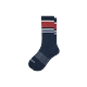 Men's Stripes Calf Socks - Midnight Navy - Large - Bombas