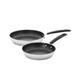 ProCook Gourmet Stainless Steel Cookware - Frying Pan Set - 20cm & 24cm