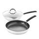 ProCook Gourmet Stainless Steel Cookware - Wok & Frying Pan Set