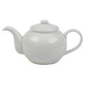 Tesco White Classic Teapot