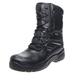 Apache Men's Combat Waterproof Safety Boots in Black, Size 11 Rubber