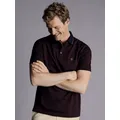 Charles Tyrwhitt England Rugby Contrast Collar Short Sleeve Pique Polo Shirt