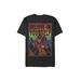Men's Big & Tall Deadpool Believe Rainbow Tops & Tees by Mad Engine in Black (Size LT)