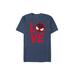 Men's Big & Tall Spidey Love Tops & Tees by Mad Engine in Navy Heather (Size 3XLT)