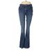 CALVIN KLEIN JEANS Jeans - Mid/Reg Rise: Blue Bottoms - Women's Size 28