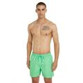 Badeshorts TOMMY HILFIGER SWIMWEAR "MEDIUM DRAWSTRING" Gr. S (48), N-Gr, grün (lush jade) Herren Badehosen Badeshorts