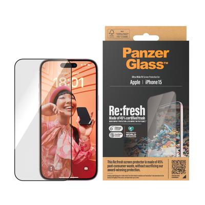 PANZERGLASS Displayschutzglas "Screen Protector Glass", transparent, B:22,00cm H:1,00cm T:25,00mm, Displayfolien, Ultra Wide Fit