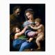 Madonna Of The Rose, Raphael Canvas Print by Fy! Classic Art Prints and Posters