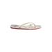 Roxy Flip Flops: Ivory Shoes - Women's Size 6 - Open Toe