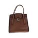 Michael Kors Leather Tote Bag: Brown Print Bags