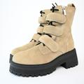 Free People Shoes | Free People Emmett Combat Boot | Color: Cream/Tan | Size: Various