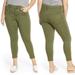 Madewell Jeans | Madewell 9" High Rise Skinny Button Fly Crop Jeans Plus Size 37 | Color: Green | Size: 24w