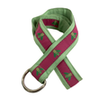 Lilly Pulitzer Accessories | Lilly Pulitzer Belt Women Sz M Vintage Bee Print Cotton Ribbon D-Belt Green Pink | Color: Green/Pink | Size: M