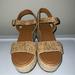 J. Crew Shoes | J.Crew Leopard Print Wedge Sandals Size 9 | Color: Tan | Size: 9