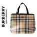 Burberry Bags | Burberry | Plaid Tote Bag | Color: Black/Tan | Size: Os