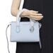 Michael Kors Bags | Michael Kors Sheila Sm Satchel Crossbody Blue | Color: Blue/Silver | Size: Os