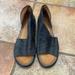 Free People Shoes | Free People Open Side, Leather Slip On Shoe Size 36 | Color: Black | Size: 36