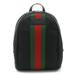 Gucci Bags | Gucci Sherry Line Backpack Rucksack Techno Canvas Leather Black Green Red 630917 | Color: Black | Size: Os