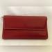 Kate Spade Bags | Kate Spade Vintage Checkbook Wallet. Dark Red Leather. 4”H X 7 1/2”W X 3/4”D. | Color: Red | Size: Os