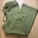 Anthropologie Pants & Jumpsuits | Daily Practice X Anthropologie Wide Leg Sweatpants! Olive Green Size Small | Color: Green | Size: S