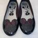 Disney Shoes | Girls Disney Minnie Mouse Black Patent Shoe Hot W/Pink Polka Dot Bow & Glitter | Color: Black/Pink | Size: 2bb