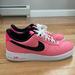 Nike Shoes | Hot Pink Air Force 1s | Color: Pink/White | Size: 11.5