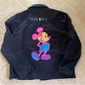 Disney Jackets & Coats | Disney Brave Soul Mickey Mouse Black Denim Jacket. Disneyland. Size Xl. | Color: Black | Size: Xl
