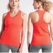 Athleta Tops | Athleta Racerback Tank Top Workout Shirt | Color: Orange/Red | Size: L