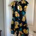 Anthropologie Dresses | Floral Print Dress Purchased From Anthropologie And The Designer Is Dolan. | Color: Blue | Size: M