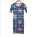 Lularoe Dresses | Lularoe Julia Dress | Color: Blue/Green | Size: Xs