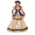 Ciao Pirate Queen Kostüm Verkleidung 2-in-1 Mädchen (Größe 9-11 Jahre)