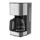 AEG Deli 3 Kaffeeautomat CM3-1-3ST – Glaskanne – 12 Tassen – 11000 W Leistung, auslaufsicher, automatische Abschaltung, abnehmbarer Filter, Metallic-Finish