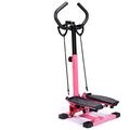 Stepper,Mini With Handle Workout Fitness Machine Pulling Rope Sport Exercise Home Gym For Home Gym Body Workout Folding Exercise Cardio Workout Machine Stair Stepper