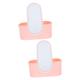 POPETPOP 2pcs Box Storage Box Vanity Mirror Compact Mirror Household Cosmetic Case Mirror with Lights Portable Mirror Make up Organizers and Storage Cosmetic Holder Abs Travel Jewelry Desk