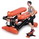 Exercise Stepper, Swing Stepper, Up-Down Stepper, Adjustable Stepping Height Swing Stepper Machine With Training Tapes Up-Down Stepper