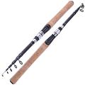 Fishing Rod,Fishing Pole Feeder Series Portable 1.8-2.7cm Mini Telescopic / 6 Section 3.0 3.3 3.6m Carp Feeder 60-180g Travel Fishing Rod (Size : Orange_3.0 m)
