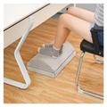 Desk Foot Rest, Office Chair Back Support, Office Essentials, Relief Feet, Knees, Legs and Back, Ideal for People with Lower Spine and Leg Problems (Color : Gray, Size : 44 * 30 * 15cm)