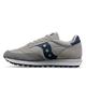 Saucony Jazz Original Men's Nylon Suede Lace Up 80S Retro Trainers (Grey Blue, UK 7)