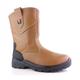 Tuffking 9050 S1P Mens Tan Fur Lined Steel Toe Cap Rigger Safety Boots Work Boot (13 UK)