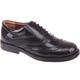 Mens New Black Leather Brogues Shoes Size UK 6 7 8 9 10 11 12 13 14 (UK 11, Black)