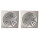 Pack of 2 x Envirovent SILENT-150T"Silent" Extractor Fans with Timer 6"/150mm SIL150T