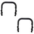 ERINGOGO 2pcs Baby Stroller Bumper Adjustable Universal Crossbar Baby Stroller Handle Handlebar Jogging Stroller Leather Stroller Bar Pram Lengthen Toddler Wheelbarrow Thickened Iron Pipe