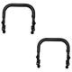 ERINGOGO 2pcs Baby Stroller Bumper Adjustable Universal Crossbar Baby Stroller Handle Handlebar Jogging Stroller Leather Stroller Bar Pram Lengthen Toddler Wheelbarrow Thickened Iron Pipe