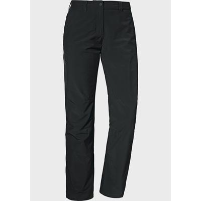 Outdoorhose SCHÖFFEL "Pants Engadin1 Warm L", Damen, Gr. 84, Kurzgrößen, schwarz (9990, schwarz), Oberstoff : 89% Nylon 11% Elasthan Futter : 100% Polyester, sportlich, Hosen
